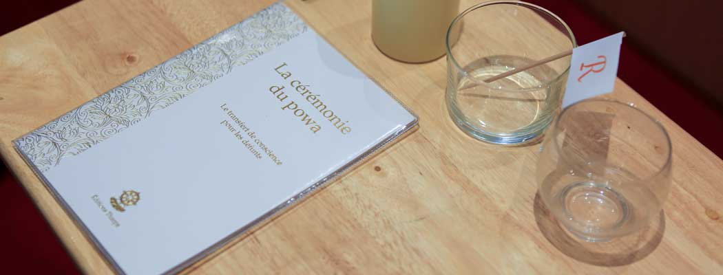 Cérémonie du Powa Centre de Méditation Kadampa Paris